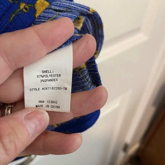 MELLODAY Blue Ruffled Sleeveless Blouse - Picture 4 of 5